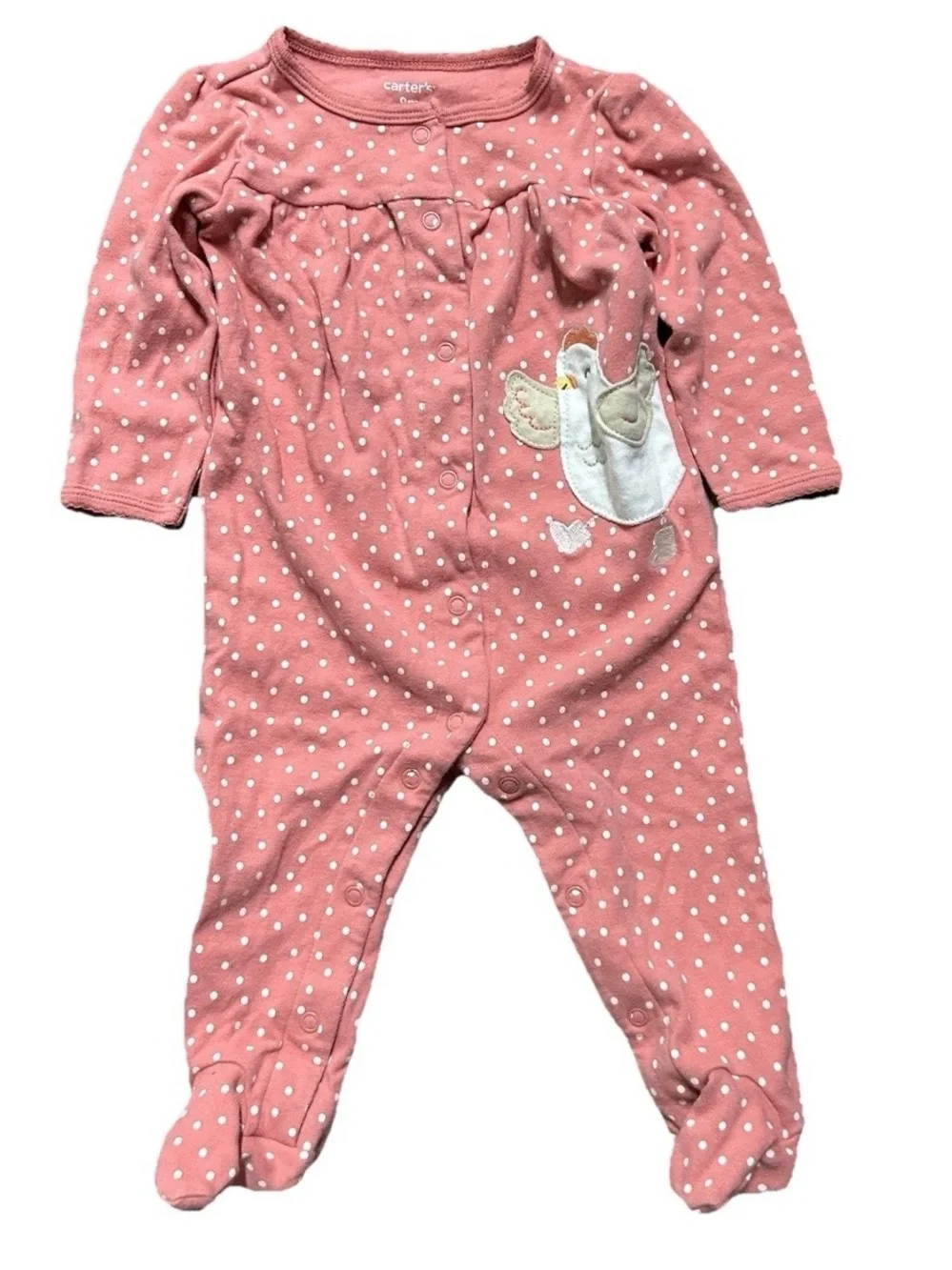 Baby Girl Clothing Pink Yellow Little Sister Pigs Chicken Floral Size 6-9 Months